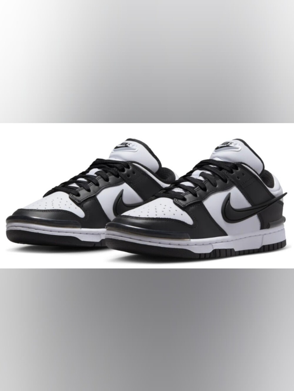 Nike Dunk Low Twist 'Panda' (Wmn's) Low-Top Sneakers Size 7 Used Exc